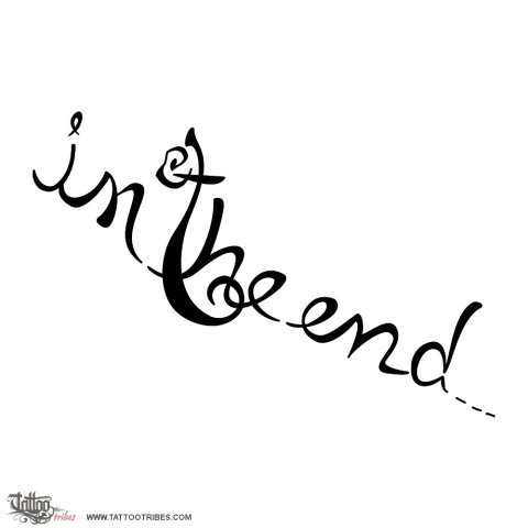 In the end (Cat) tattoo design thumbnail