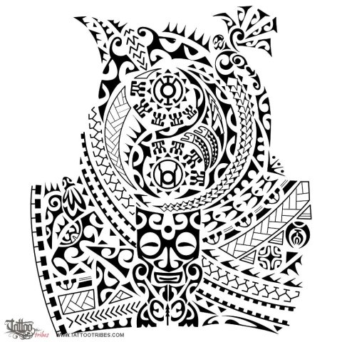 Hangarite (Simmetry, balance) tattoo design thumbnail