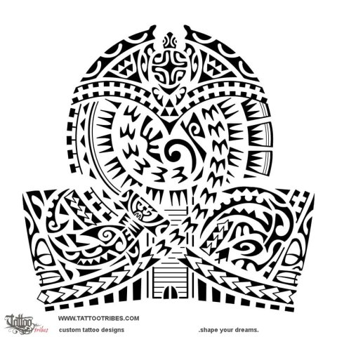 Papanai (Equal in size) tattoo design thumbnail