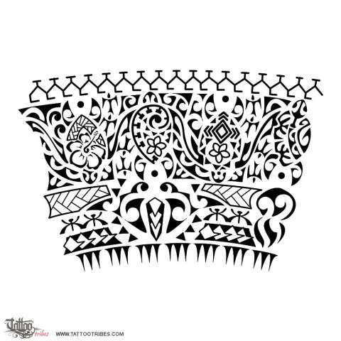 Taruna-band (To be connected) tattoo design thumbnail