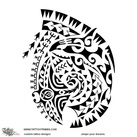 Matia (Recovering strength) tattoo design thumbnail