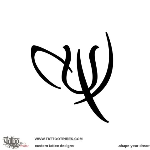Minimal lotus (Perseverance) tattoo design thumbnail