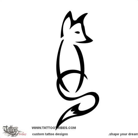 Fox (MHS) tattoo design thumbnail