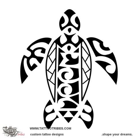 IPPM turtle (Family) tattoo design thumbnail