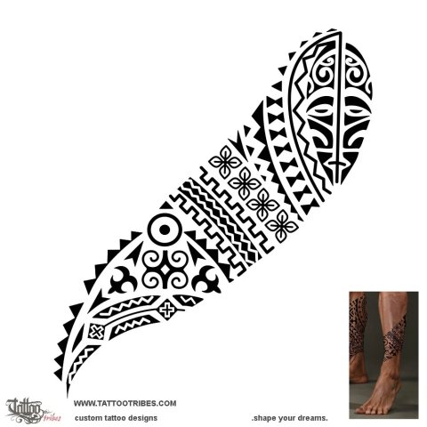 Uthabiti (Steadiness) tattoo design thumbnail