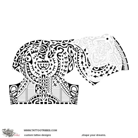 Aihau (Extension) tattoo design thumbnail
