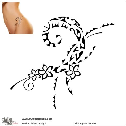 Waves (Ocean) tattoo design thumbnail
