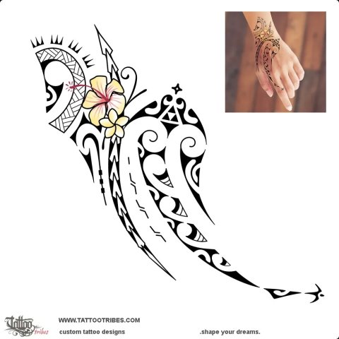 Kaikua'ana (Big sister) tattoo design thumbnail
