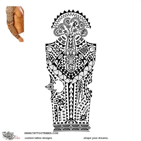 Tumu (Roots) tattoo design thumbnail