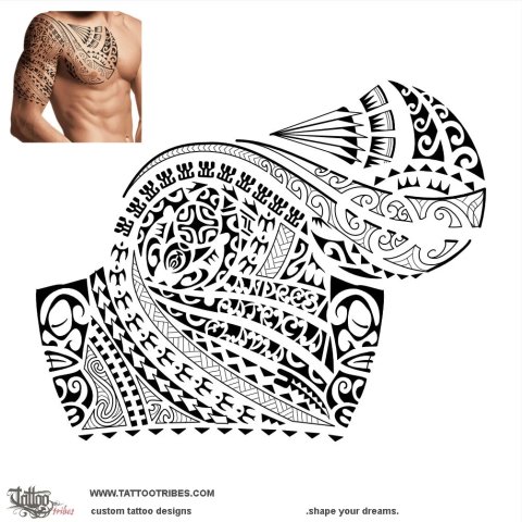 Herekorenga (Freedom) tattoo design thumbnail