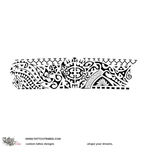Ahonui (Perseverance) tattoo design thumbnail