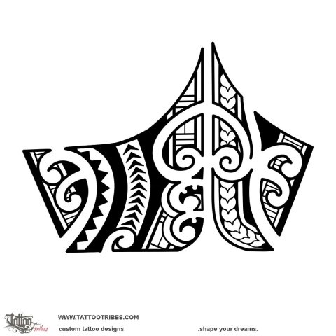 Ruruku a whanau (Family union) tattoo design thumbnail