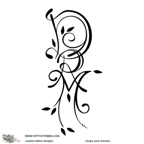 D + R + M (Union) tattoo design thumbnail