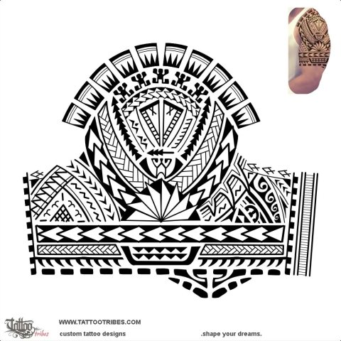 Taitai (Leader, to guide) tattoo design thumbnail