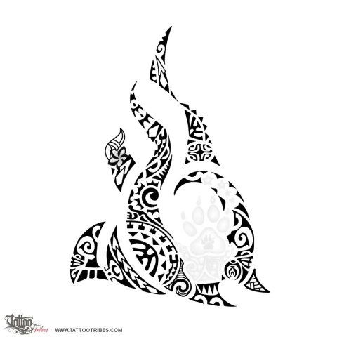 Whakatohe (Tenacious) tattoo design thumbnail