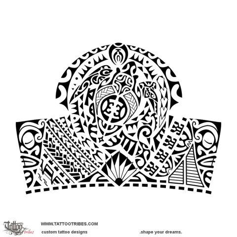 Paretai (Refuge) tattoo design thumbnail
