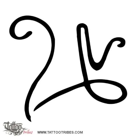 LV2 (Monogram) tattoo design thumbnail