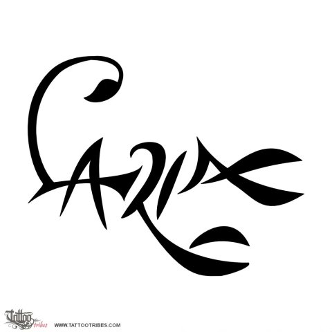 Scorpion (Lalia) tattoo design thumbnail
