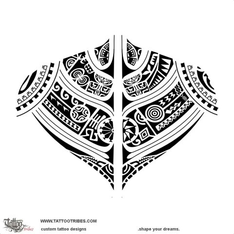 Paepae (Foundations) tattoo design thumbnail