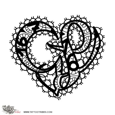 G+L heart (Union) tattoo design thumbnail