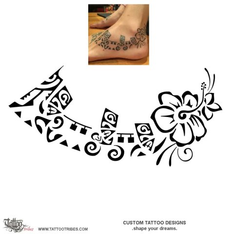Triathlon (Manue) tattoo design thumbnail