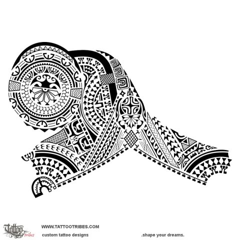 Kaitoa (Upward integration) tattoo design thumbnail