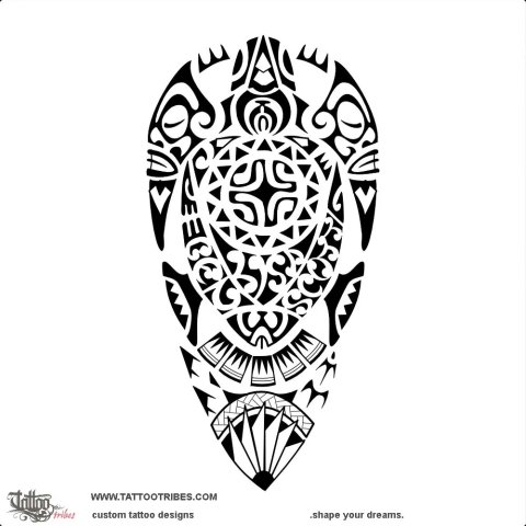 Haamau (Protector) tattoo design thumbnail