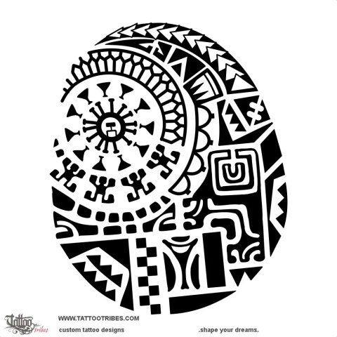 Vehine (Daughter) tattoo design thumbnail