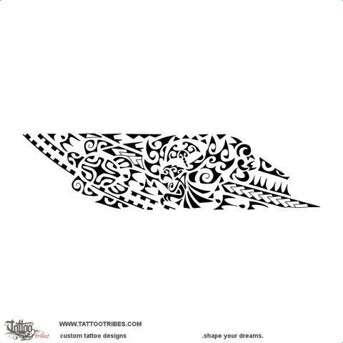 Warrior (Balance) tattoo design thumbnail