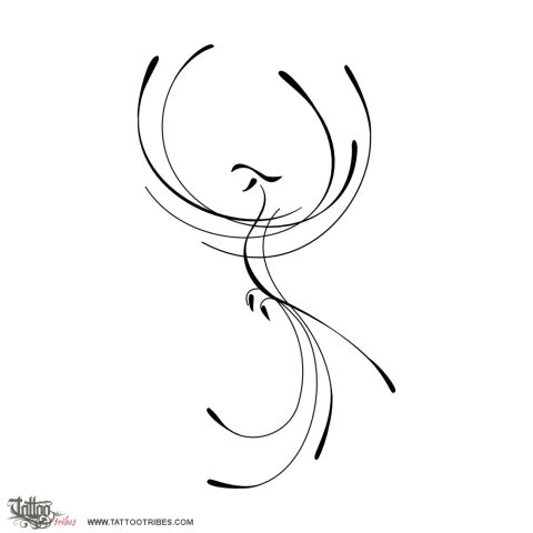 Essence (Phoenix) tattoo design thumbnail