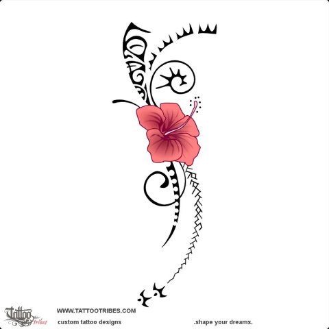 Honoai (Union, couple) tattoo design thumbnail
