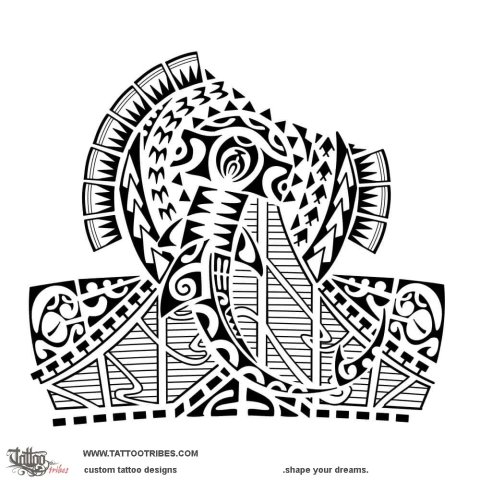 Hoeana 3 (Paddling) tattoo design thumbnail