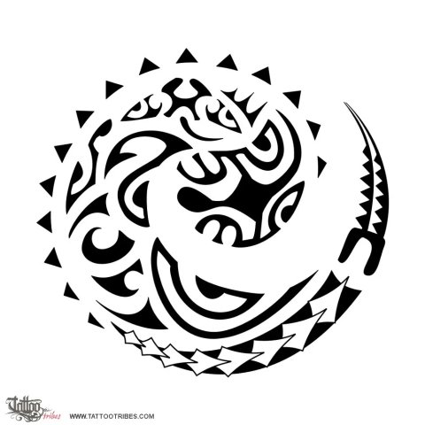 Fern bud (Rebirth) tattoo design thumbnail