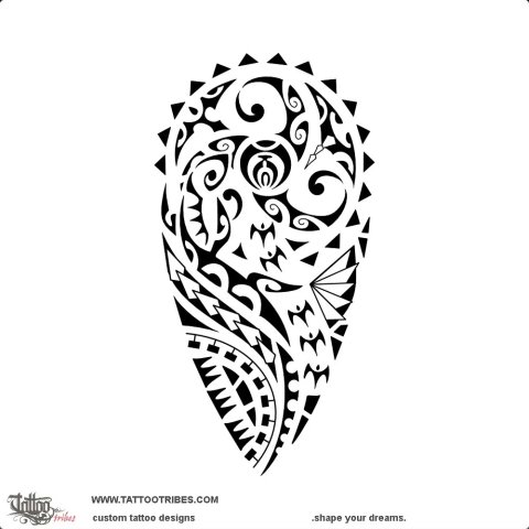 Kihirua (Change of heart) tattoo design thumbnail