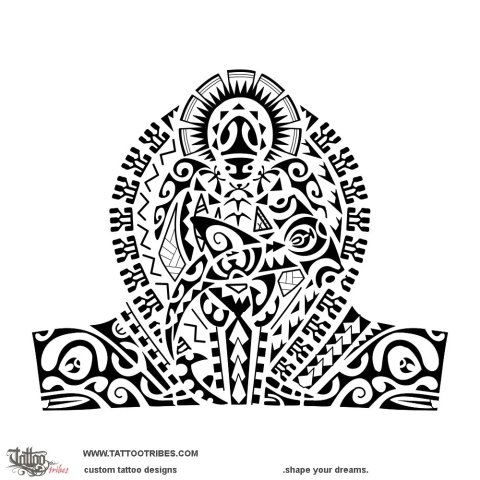 Pereora (To shelter) tattoo design thumbnail