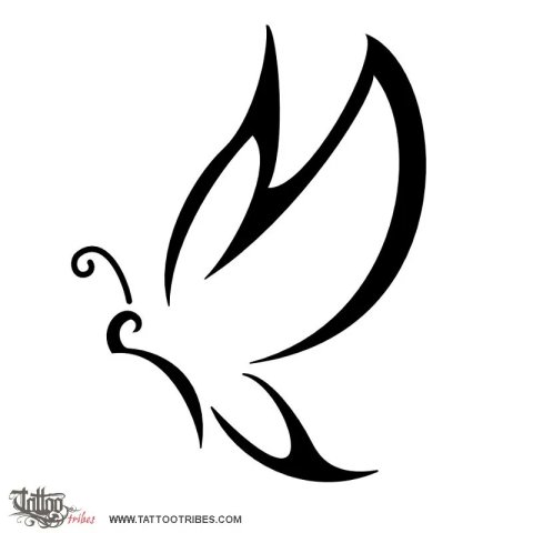 M  butterfly (Rebirth) tattoo design thumbnail