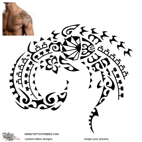 Tatara (To untie) tattoo design thumbnail