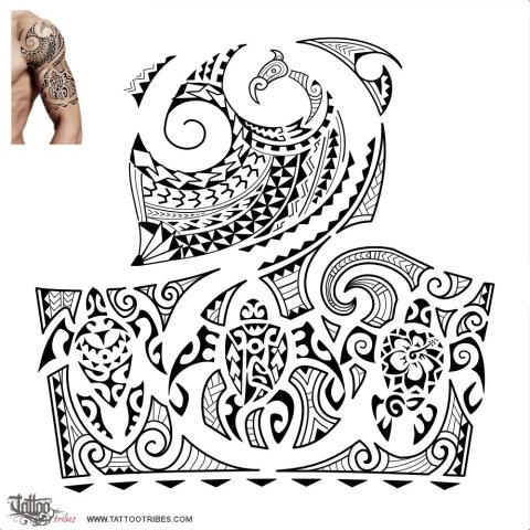 Protection (Family) tattoo design thumbnail