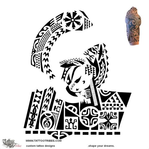 Ha'a (Culture) tattoo design thumbnail