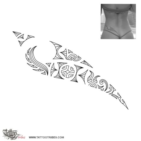 Taiao (Nature, harmony) tattoo design thumbnail