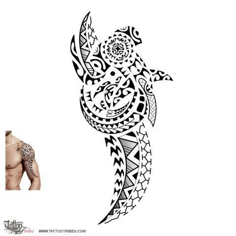 Putoi (To tie, family) tattoo design thumbnail