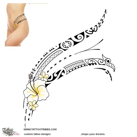 Aupupu (Together) tattoo design thumbnail