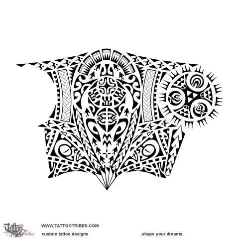 Bike crank (Harmony) tattoo design thumbnail