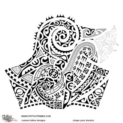 Life journey (Integration.) tattoo design thumbnail