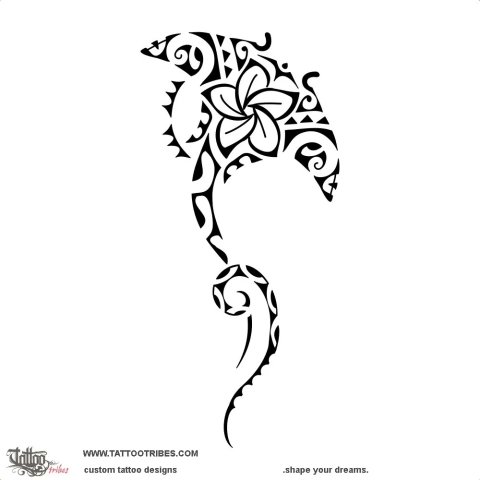 Tahe (Flow) tattoo design thumbnail