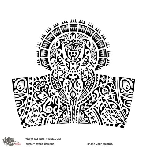 Tiai (Protect from harm) tattoo design thumbnail