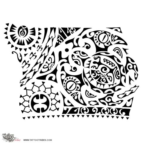 Marenatanga (Marriage) tattoo design thumbnail