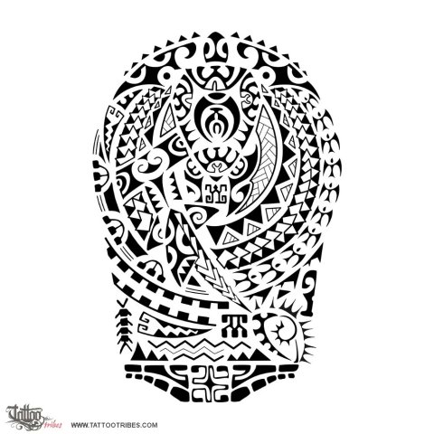 Akitu (Success, top) tattoo design thumbnail