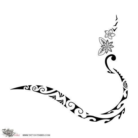 Rawahi (On the other side) tattoo design thumbnail