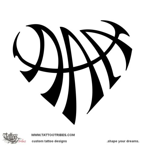 A+A+A heart (Children) tattoo design thumbnail
